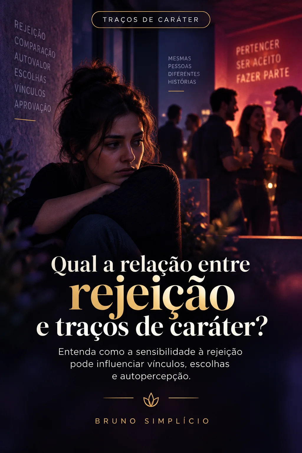 Capa do artigo: Qual a relação entre rejeição e traços de caráter?