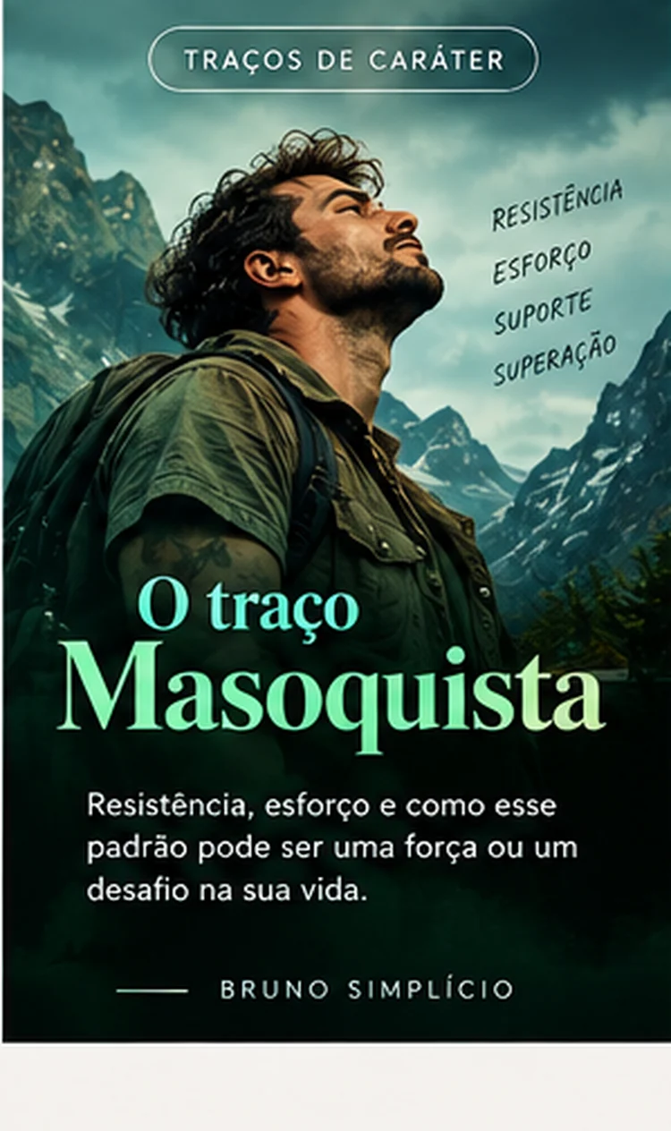 Capa do guia sobre o traço masoquista